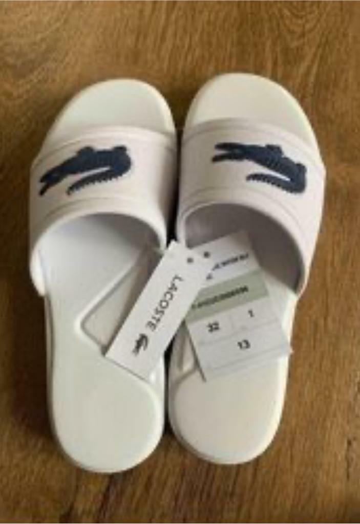 lacoste kids sliders